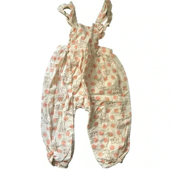 Disney Baby Simba The Lion King Overalls Size 18-24 Months - Picture 1 of 5